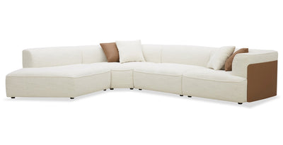 Tribeca 4-Piece Left-Facing Sectional - Pearl | Sofa sectionnel de gauche Tribeca 4 pièces - perle