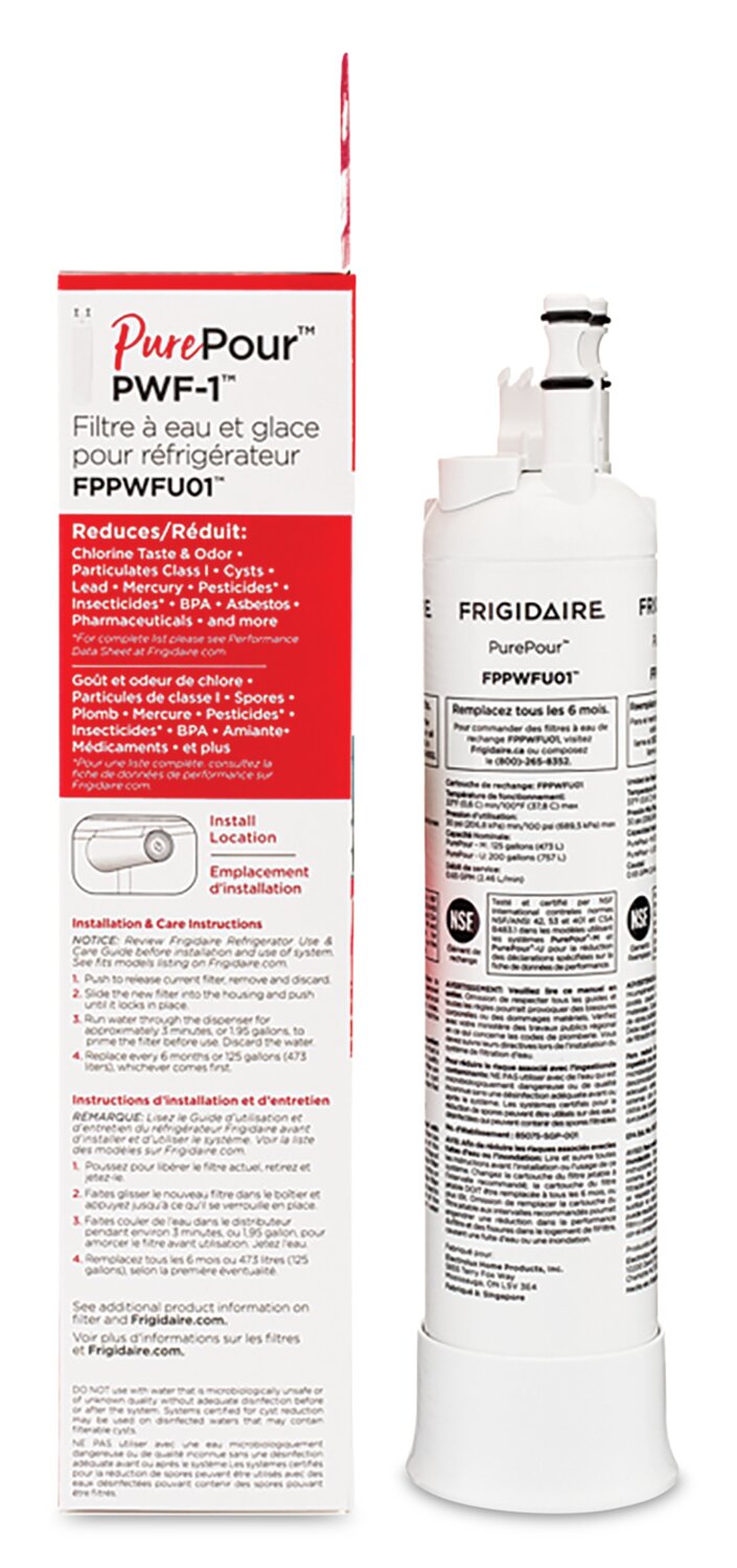 FREPURE フレピュラ Frigidaire PurePour Water and Ice Refrigerator Filter - FPPWFU01