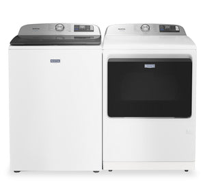 Maytag 6.0 Cu. Ft. Top-Load Washer and 7.4 Cu. Ft. Pet Pro Gas Dryer – White
