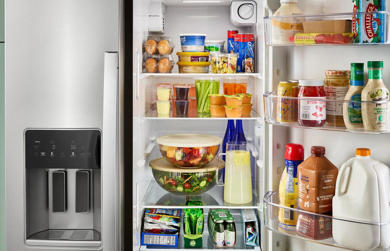 Whirlpool 36\" 21 Cu. Ft. Side-by-Side Refrigerator - Black - WRSC5536RB