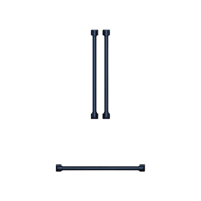 Thor Kitchen Handle and Knob Set for 30” Refrigerator in Gun Metal Blue - CKA-RF3017-BLU | Ensemble de poignées et de boutons Thor Kitchen bleu métallisé pour réfrigérateur de 30 po - CKA-RF3017-BLU | RF30KBLU
