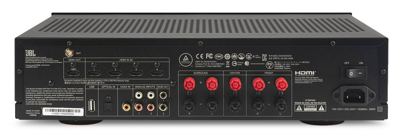 JBL MA310 5.2-Channel 4K AV Receiver - Black (JBLMA310BLKAM)