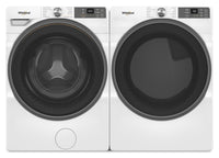Whirlpool 5.2 Cu. Ft. Smart Front-Load Washer and 7.4 Cu. Ft. Gas Dryer - White