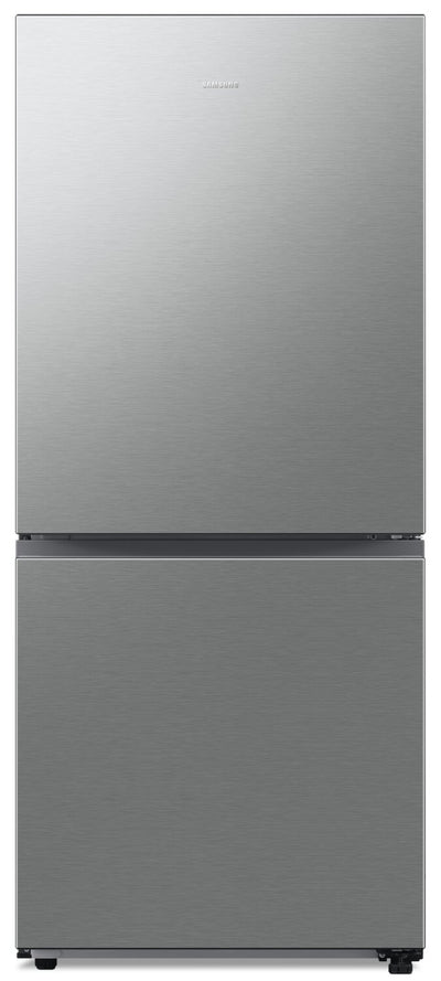 Samsung 30" 16.2 Cu. Ft. Counter-Depth Bottom-Mount Refrigerator - Stainless-Look (SL) Finish - RB16… | Réfrigérateur Samsung de 16,2 pi³ et de 30 po de profondeur comptoir à congélateur inférieur - fini …