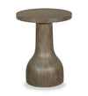 Eldon 20” Modern Round Solid Wood End Table - Porpoise