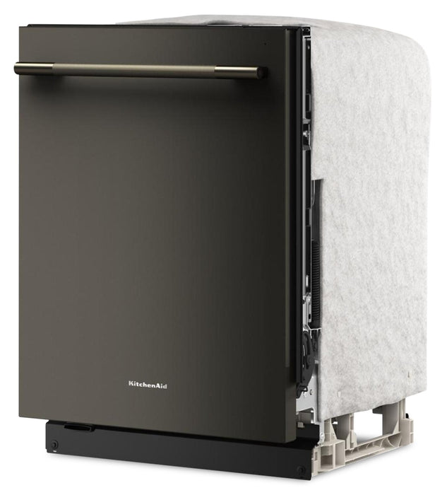 KitchenAid 24\" 44 dBA Dishwasher with 360° Max Jets™ Third Rack – Black Ore - KDTS724SBE