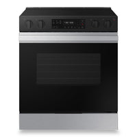 Samsung 6.3 Cu. Ft. Smart Electric Slide In Range with Voice Control - Stainless Steel - NSE6DG8100…