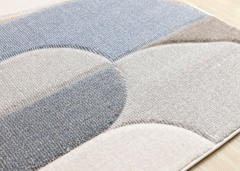 Farrah Blue Grey Area Rug - 7'10\" x 10'6\"