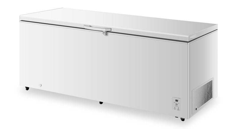 Hisense 冷凍庫 ホワイト Hisense 25 Cu. Ft. Garage Ready Convertible Chest Refrigerator