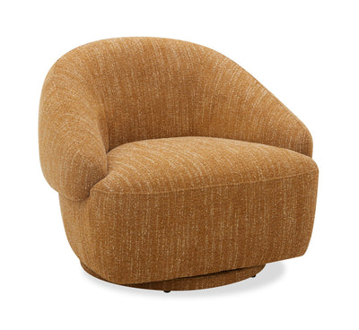 Villa Swivel Accent Chair - Mustard | Fauteuil d’appoint pivotant Villa - moutarde