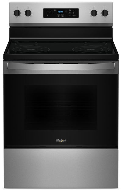 Whirlpool 5.3 Cu. Ft. Electric Range with Self-Clean - Stainless Steel - YWFES3530RS | Cuisinière électrique Whirlpool de 5,3 pi³ avec autonettoyage - acier inoxydable - YWFES3530RS