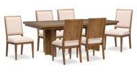 Scott Living Henri 7pc Dining Set with Table & Chairs, 66-84
