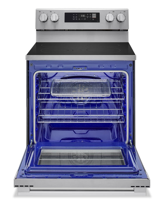 LG 6.3 Cu. Ft. Smart Electric Range with Air Fry - Stainless Steel - LREN6323YE