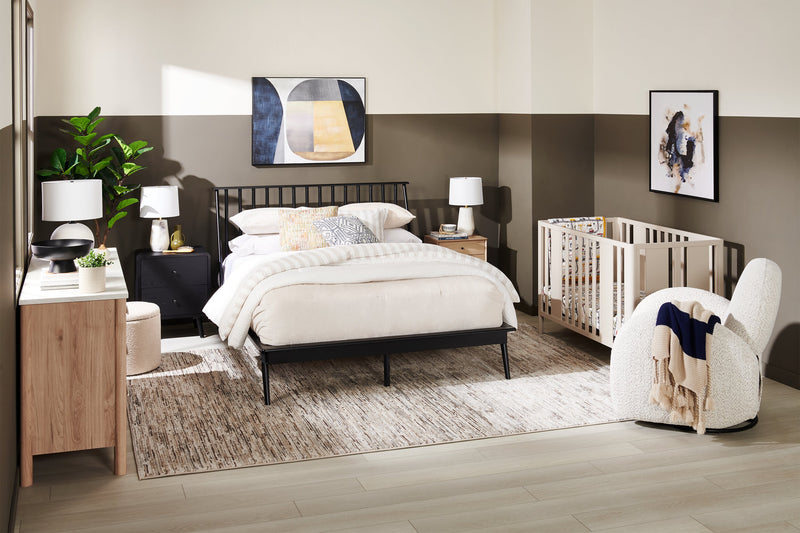 Skyler Baby Crib - Sharkey Grey