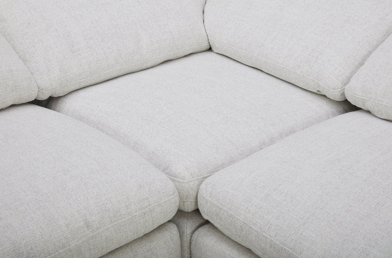 Sky Modular 6-Piece Fabric Power Reclining Sectional with Reclining Armless Chair - Nathan Wheat