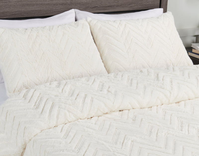 Tilda 3-Piece Full/Queen Comforter Set - White