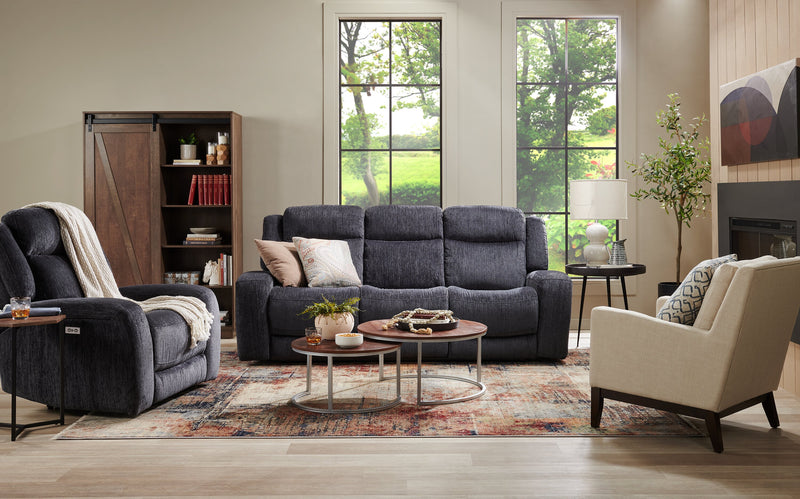 Warren 47.25\" Accent Storage Cabinet with Sliding Barn-style Door - Walnut Oak