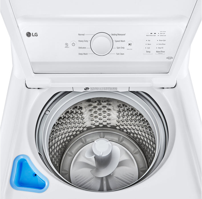 LG 4.8 Cu. Ft. Top-Load Washer with 4-Way Agitator and 7.3 Cu. Ft. Electric Dryer