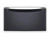 Maytag 15.5\" H Laundry Pedestal w/Storage Drawer - Midnight Steel