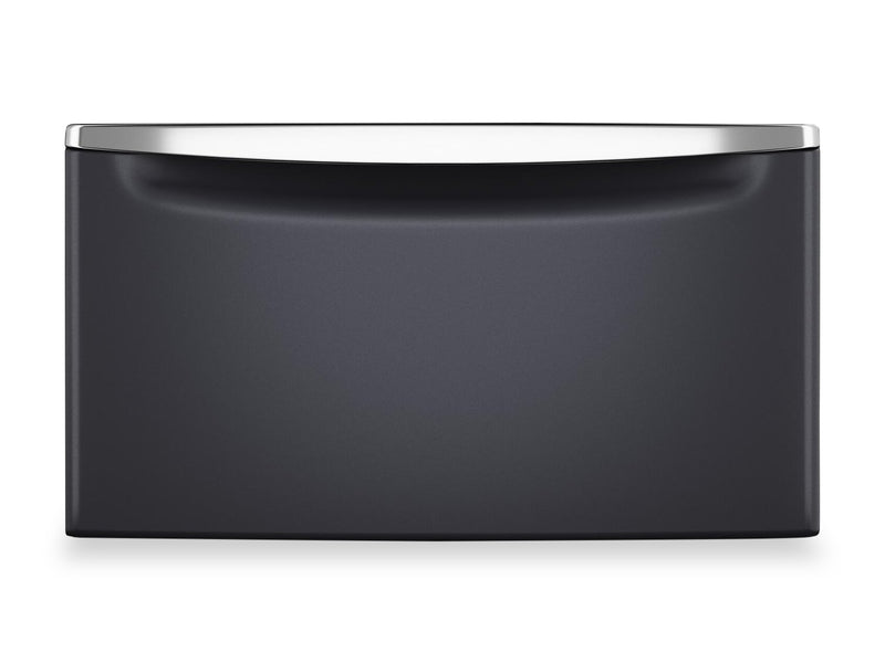 Maytag 15.5\" H Laundry Pedestal w/Storage Drawer - Midnight Steel