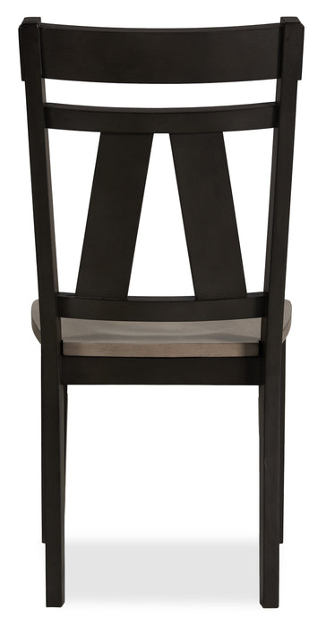 Zao Dining Chair, Wood, Melamine - Brown