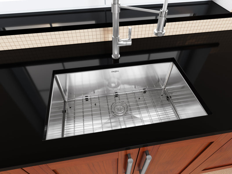 Ancona Prestige Series 30\" Undermount Kitchen Sink - AN-3309