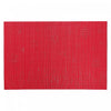 Vinyl Placemat Winter Forest Red - Set of 12
