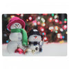 Plastic Placemat Snowman Ornaments - Set of 12