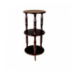 3 Tier Wooden Round Shelf Shelves