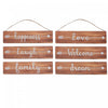 Inspirational Wood Plaques Arrow English Wall Decor