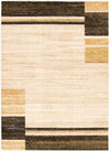 Aya Ivory-Brown Area Rug - 3'11\" x 5'7\"
