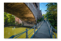 Bridges Of Nuremberg 28x42 Wall Art Frame And Fabric Panel