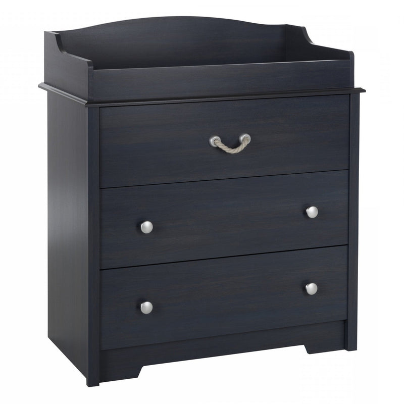 Aviron Narrow Changing Table With Drawers Blueberry The Brick
