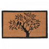 Coir Door Mat Tree with Birds Floormat