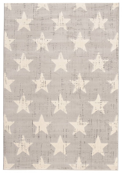 Ira Light Grey 3'11" x 5'7" Area Rug
