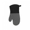 Silicon Print Oven Mitt Geo Black - Set of 4