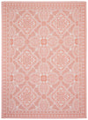 Neisha Traditional Coral Rug 6'7\" X 9'6\" Area Rug