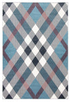 Kors Blue Machine Washable Area Rug - 6'0\" x 9'0\"