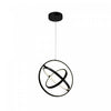 Sienna 30 W LED Black Orb Pendant