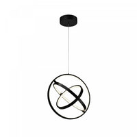 Sienna 30 W LED Black Orb Pendant