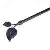 16/19mm Metal Drape Pole Set Foliole - Black