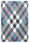 Kors Blue Machine Washable Area Rug - 3'0\" x 5'0\"