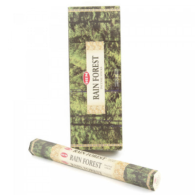 Hem Incense 20 Stick Rain Forest - Set of 6 Incense Sticks|20 bâtons d’encens Hem à arôme de pluie en forêt - ensemble de 6 paquets de bâtons d’encens