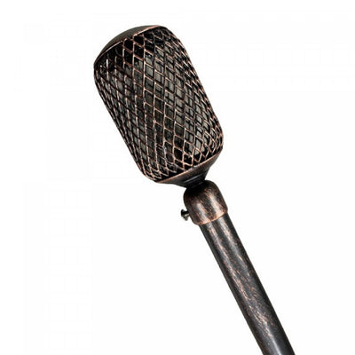 16/19mm Metal Drape Pole Set Annette - Black Copper|Ensemble de tringles à rideaux Annette de 16 à 19 mm en métal - cuivre noir