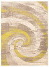 Korra Ivory / Green 7'10\" x 10'2\" Area Rug