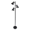 Simple Designs Metal 3-light Tree Floor Lamp, Black Finish