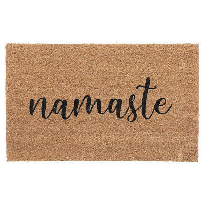 Coir Door Mat Namaste Floormat|Paillasson en fibre de coco « Namaste »