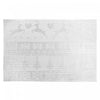 Vinyl Placemat Reindeer and Tree Silver