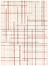 Taite Cream-Bordeaux Area Rug - 3'11