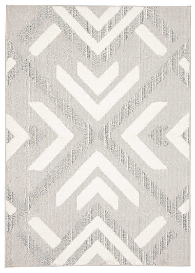 Tyisha Grey Area Rug - 6'7" x 9'6"